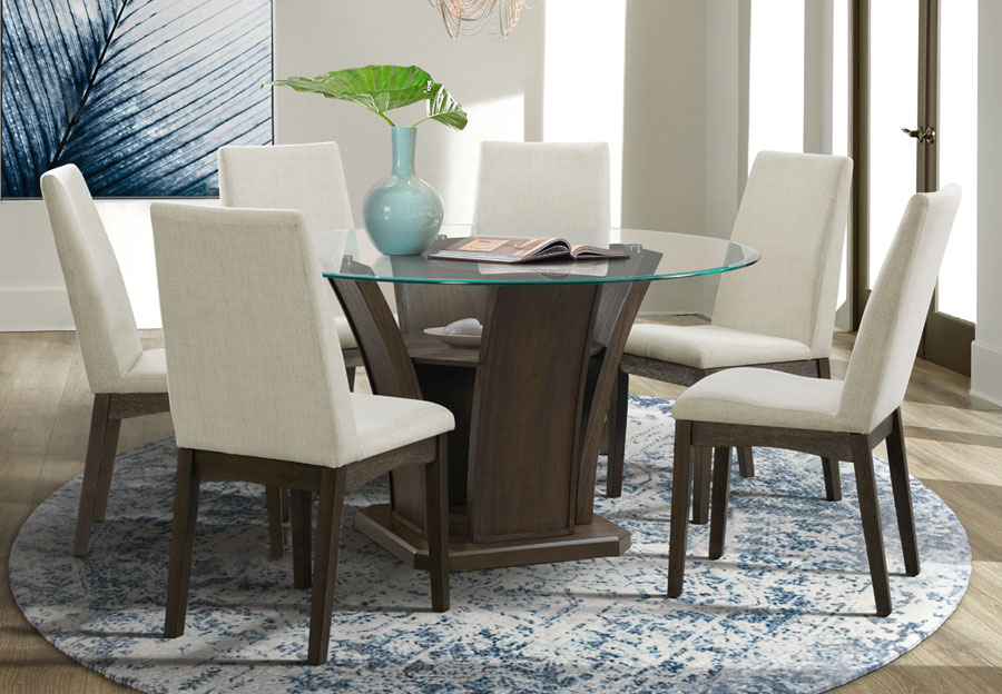 Elements Dapper Round Dining Table with Four Chairs