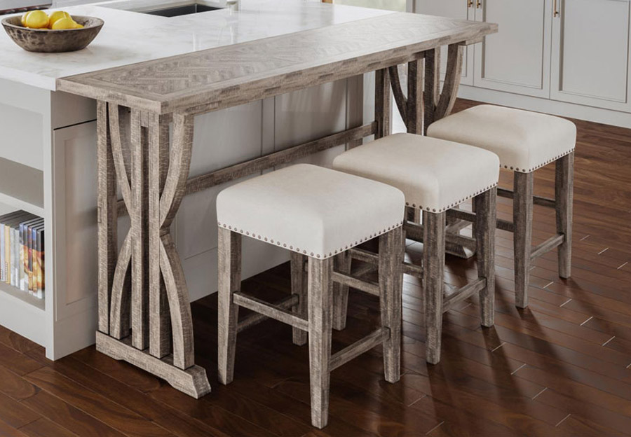 Jofran Fairview Ash Counter-Height Dining Table with Three Stools
