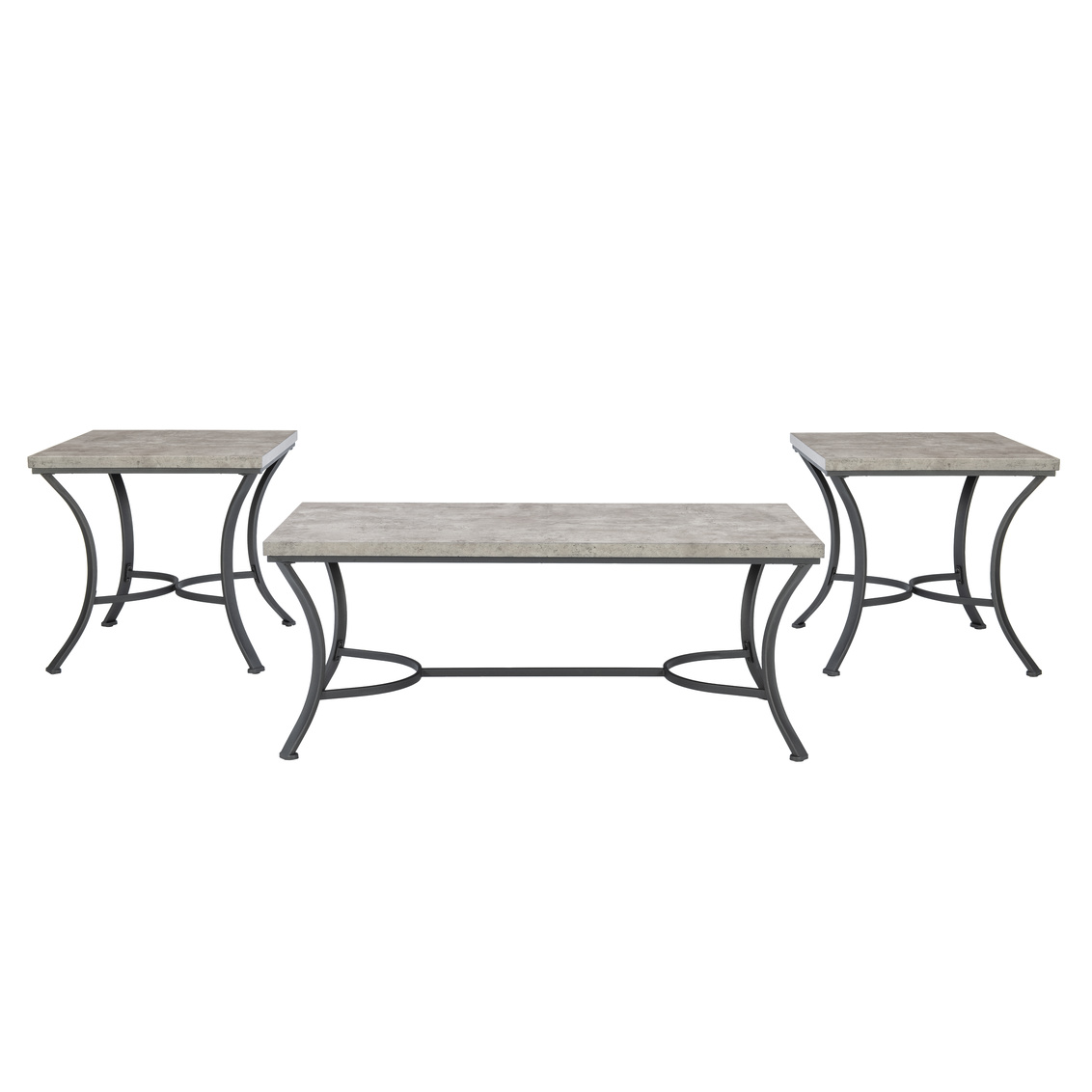Powell Buxton 3-Pack Cocktail and Two End Tables