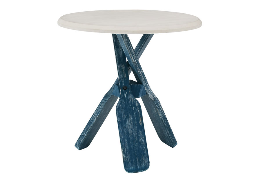 Powell Orville Blue Side Table