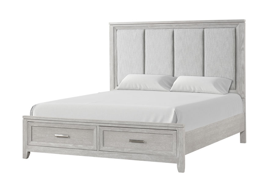 New Classic Fiona Mist Grey King Bed